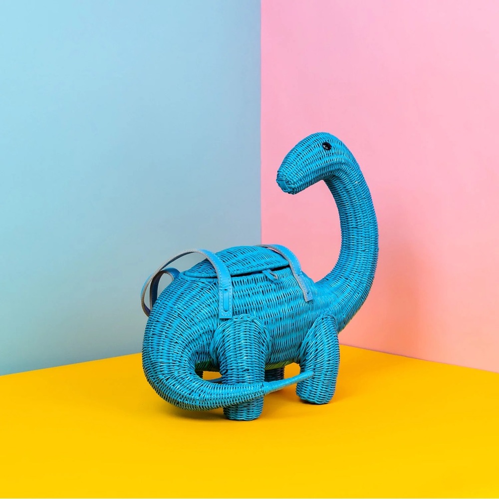 Wicker Darling Nessie the Dino Bag - Picture 6 of 11